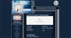 Desktop Screenshot of praxisblume.de